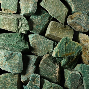 Natural History - Medium Green Fuchsite Mineral Specimen Group [20]