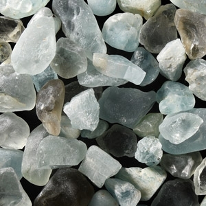 Natural History - Aquamarine Topaz Pebble Group [50]