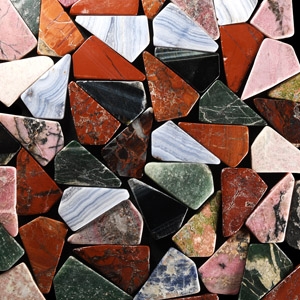 Natural History - Mixed Cut and Polished Mineral Gaming Token Group [50]