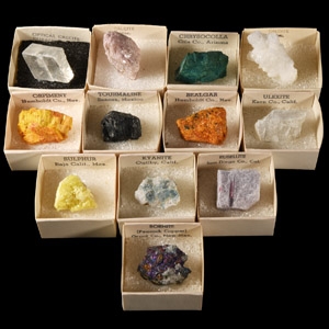 Natural History - Boxed Mixed Mineral Collection [12]