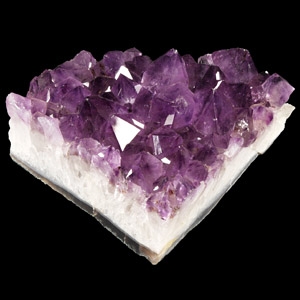 Natural History - Amethyst Crystal Geode Section