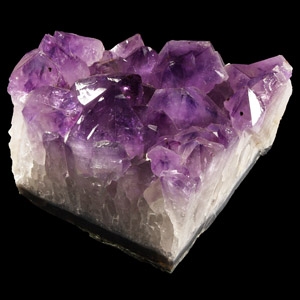 Natural History - Amethyst Crystal Geode Section