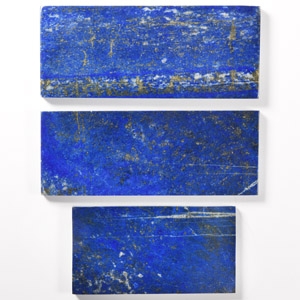 Natural History - Cut and Polished Lapis Lazuli Tile Group [3]