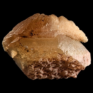 Natural History - Boxed Historic Yellow Calcite Mineral Specimen