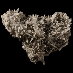 Natural History - Boxed Historic Needle Quartz Specimen