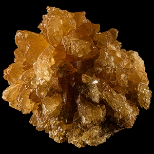 Natural History - Boxed Historic Yellow Calcite Crystal Flower