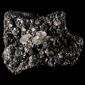 Natural History - Boxed Historic Sphalerite with Quartz Paper Weight Crystal Specimen