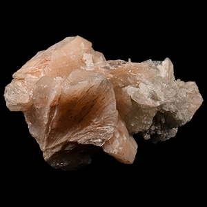 Natural History - Boxed Historic Stilbite Crystal Display Specimen on Matrix