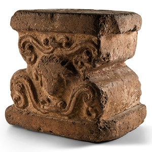 Post Medieval Ornate Ceramic Statue Base