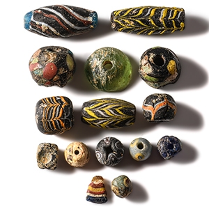 Phoenician Glass Bead Collection