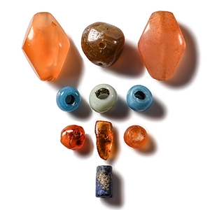 Western Asiatic Glass and Stone Bead Collection