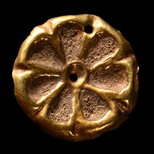 Greek Gold Floral Mount