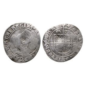 Tudor to Stuart Coins - Elizabeth I - 1578 - AR Threepence