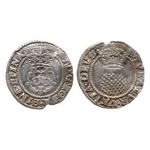 Tudor to Stuart Coins - James I - AR Halfgroat