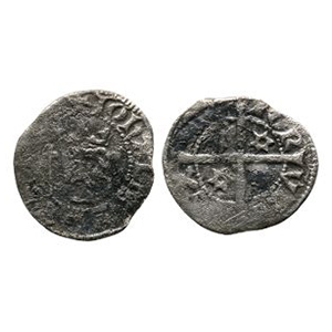 Scottish Coins - Scotland - John Baliol - St. Andrews - AR Halfpenny