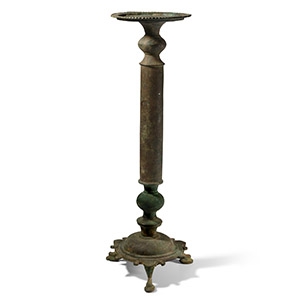 Western Asiatic Bronze Lamp Stand