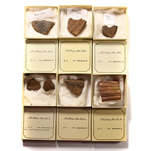 Anglo-Saxon Pottery Sherd Group