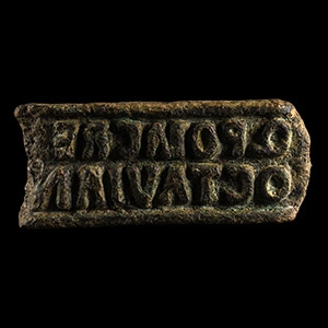 Roman Bronze Stamp for Octavian