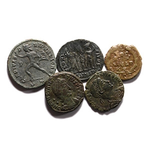 Ancient Roman Imperial Coins - Mixed Gratian and Constantine II AE Coin Group [5]
