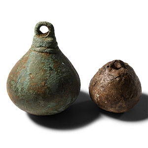 Roman Bronze Steelyard Weight Group