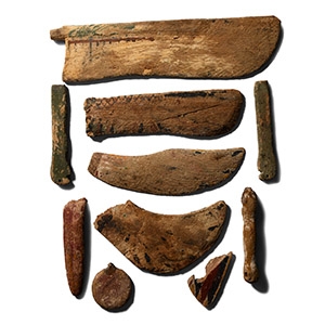 Egyptian Wooden Artefact Collection