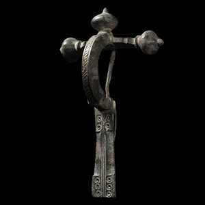 Roman British Decorated Bronze Crossbow Brooch