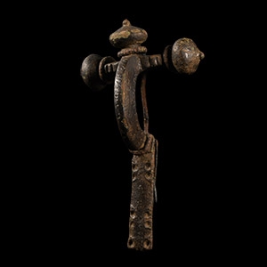 Roman Midlands Bronze Decorated Crossbow Brooch