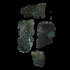 Roman Bronze Armour Sections for Limbs