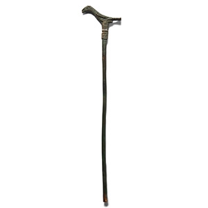 Roman Bronze Bird-Headed Distaff Terminal