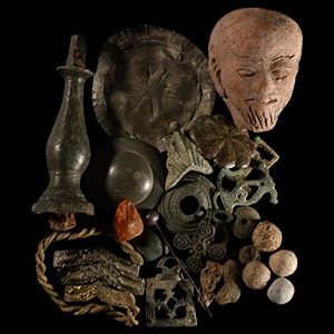 Medieval Bronze and Other Artefact Group