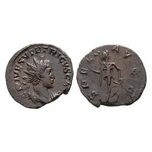 Ancient Roman Imperial Coins - Tetricus II - Spes AE Antoninianus