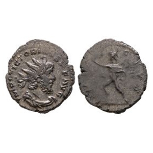 Ancient Roman Imperial Coins - Victorinus - Sol AE Antoninianus