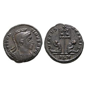 Ancient Roman Imperial Coins - Constantine I - London AE Follis
