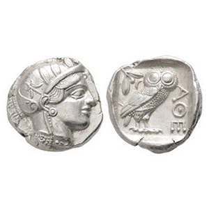 Ancient Greek Coins - Attica - Athens - Owl AR Tetradrachm