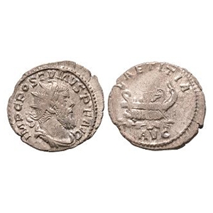 Ancient Roman Imperial Coins - Postumus - Billon AR Antoninianus