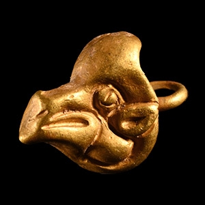 Scythian Gold Animal Head Pendant