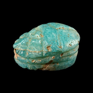 Egyptian Miniature Turquoise Scarab