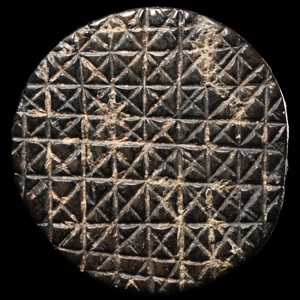 Western Asiatic Round Stone Stamp Seal