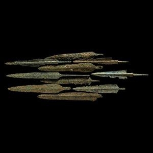 Western Asiatic Bronze Arrowheads, Javelin Heads and Daggers