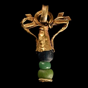 Greek Gold Amphora-Shaped Pendant