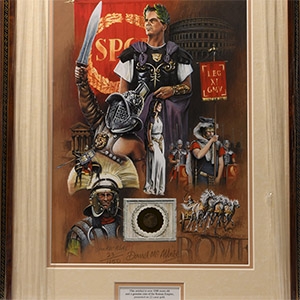 Roman Coin and Limited Edition Framed Print