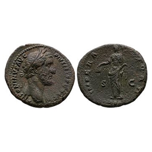 Ancient Roman Imperial Coins - Antoninus Pius - AE As