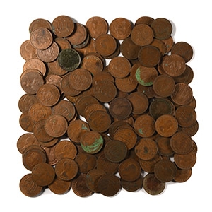 English Milled Coins - George V, VI & Elizabeth II - AE Halfpenny Group [130]