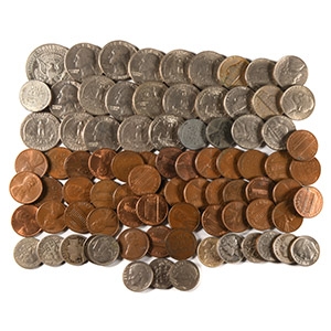 World Coins - United States of America - 1904-1985 - 1 & 5 Cent, Dime, Quarter & Half Dollar Group [84]