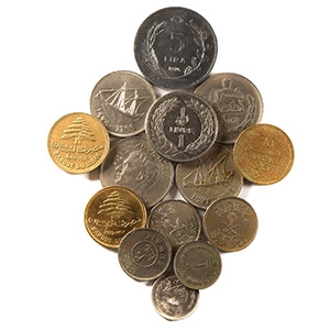 World Coins - Iran, Kuwait, Lebanon, Saudi Arabia & Turkey Coin Group [13]