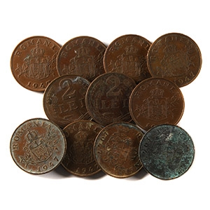 World Coins - Romania - Mihai - Bronze 2 Lei Group [11]