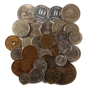 World Coins - India, Indonesia, Japan, Singapore & Taiwan - Mixed Issue Group [29]
