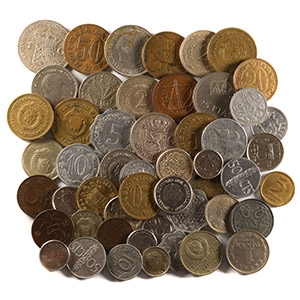 World Coins - Czechoslovakia, Cyprus, Israel, Luxemburg, Malta, Netherlands, Russia, Spain, Yugoslavia - Mixed Issue Group [51]