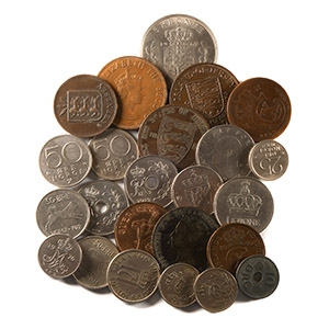 World Coins - Denmark, Guernsey, Iceland, Jersey, Norway - Mixed Issue Group [22]