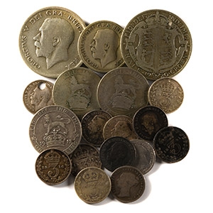 English Milled Coins - Victoria, Edward VII & George V - Mixed Issue Group [18]